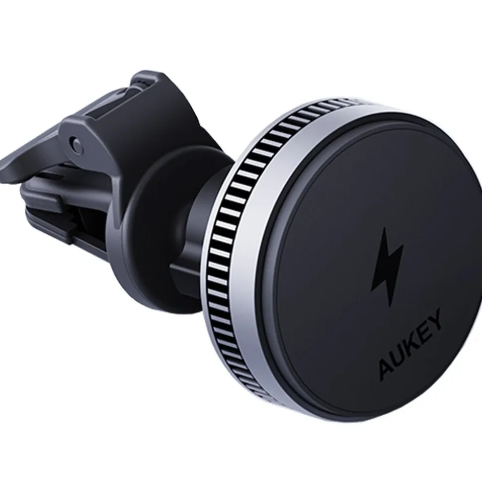 Magnetyczna ładowarka samochodowa Aukey MagFusion HD-MC13A, QI2, 15 W