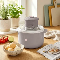 Maszyna do lodów BerlingerHaus BH/9953, 1,1 l, 12 W, taupe