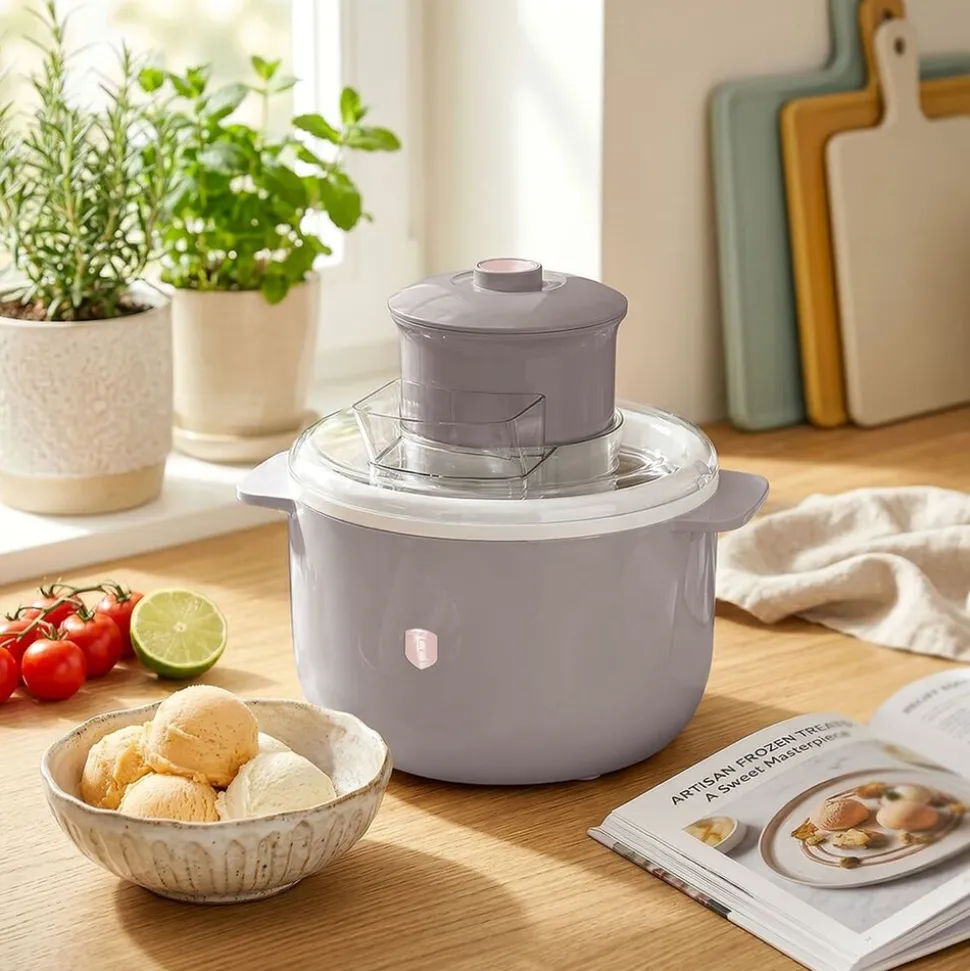 Maszyna do lodów BerlingerHaus BH/9953, 1,1 l, 12 W, taupe
