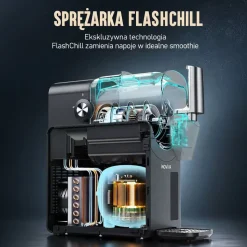 Maszyna do mrożonych napojów Inoviva Slushie S2.2, 2,6 l, szara