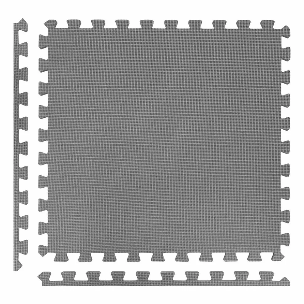 Mata do ćwiczeń Spokey Scrab, 4 puzzle, szara