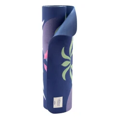 Mata do ćwiczeń Spokey The Bloom Mat, do jogi i pilatesu, 0,4 cm, niebieska