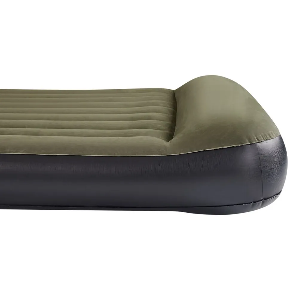 Materac dmuchany 203 x 152 x 3 cm Bestway, z pompką na baterie, zielony