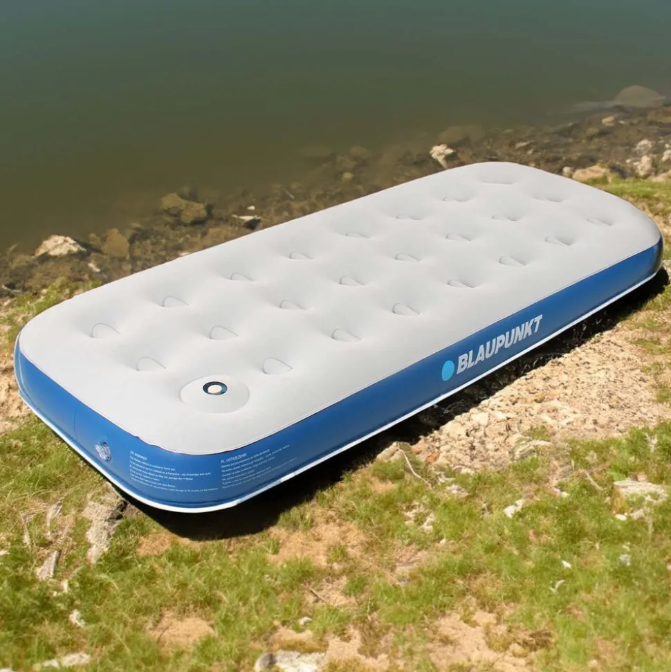 Materac dmuchany 188 x 73 x 22 cm Blaupunkt IM410, z wbudowaną pompką nożną
