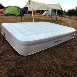 Materac dmuchany 203 x 157 x 38 cm Blaupunkt IM720, z wbudowaną pompką elektryczną