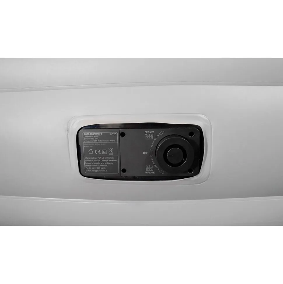 Materac dmuchany 203 x 157 x 38 cm Blaupunkt IM720, z wbudowaną pompką elektryczną
