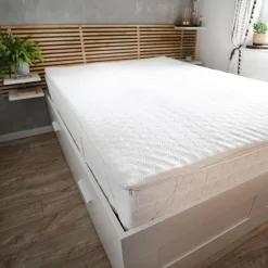 Materac nawierzchniowy 90 x 200 x 3 cm Relaxa Soft, biały
