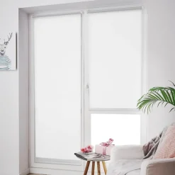 Miniroleta zaciemniająca 68 x 120 cm Decoteam, kremowa biel