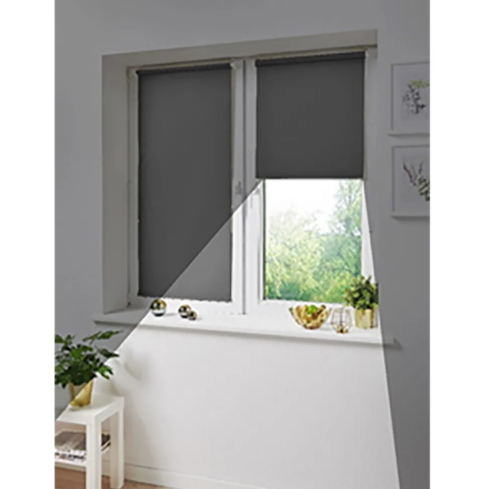 Miniroleta zaciemniająca 72 x 150 cm Decoteam, kremowa biel