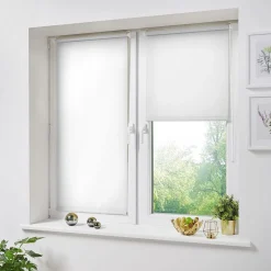 Miniroleta zaciemniająca 72 x 150 cm Decoteam, kremowa biel
