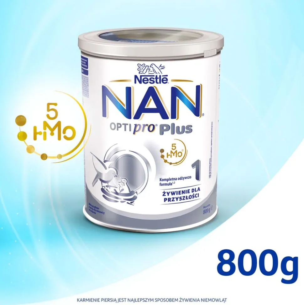 Mleko początkowe NAN Optipro Plus 1, od urodzenia, 800 g