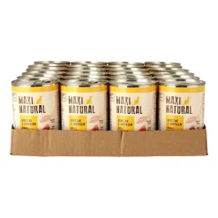 Mokra karma dla kotów Maxi Natural, kurczak z indykiem, 24 x 400 g