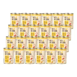 Mokra karma dla kotów Maxi Natural, kurczak z indykiem, 24 x 400 g