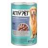 Mokra karma dla psów Activ Pet, puszki, mix smaków, 20 x 415 g