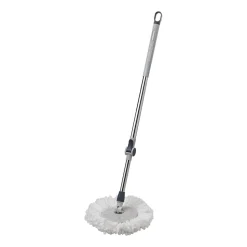 Mop obrotowy Praktyczna Ivo, z wiadrem, szary