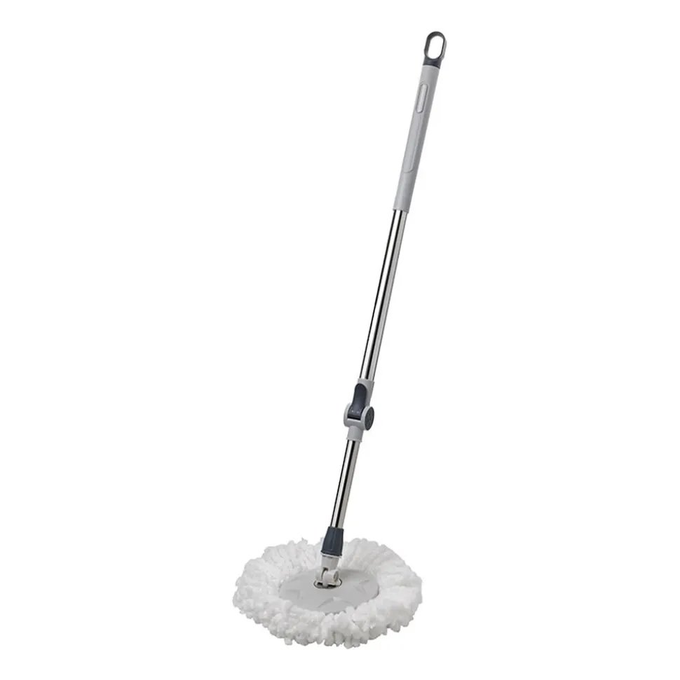 Mop obrotowy Praktyczna Ivo, z wiadrem, szary
