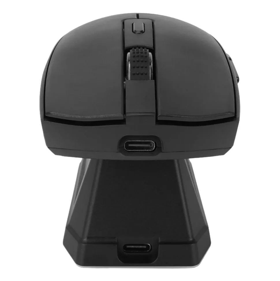 Myszka bezprzewodowa Liocat MX 756 W, z bazą ładującą, czarna