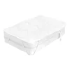 Nakładka na materac 160 x 200 cm Wendre Cotton Percale, biała