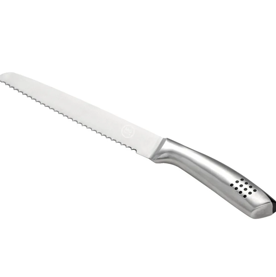 Nóż do krojenia chleba 8” MG Home Professional, stal nierdzewna, srebrny