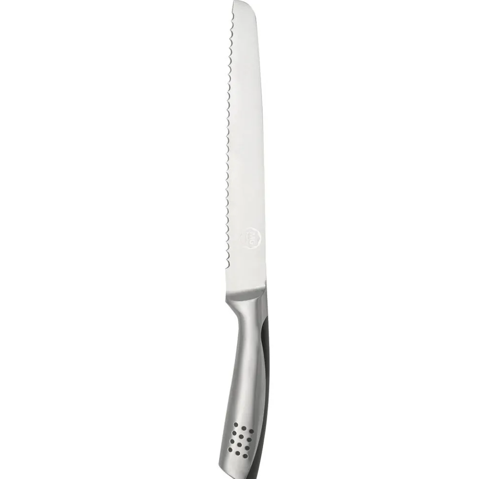 Nóż do krojenia chleba 8” MG Home Professional, stal nierdzewna, srebrny