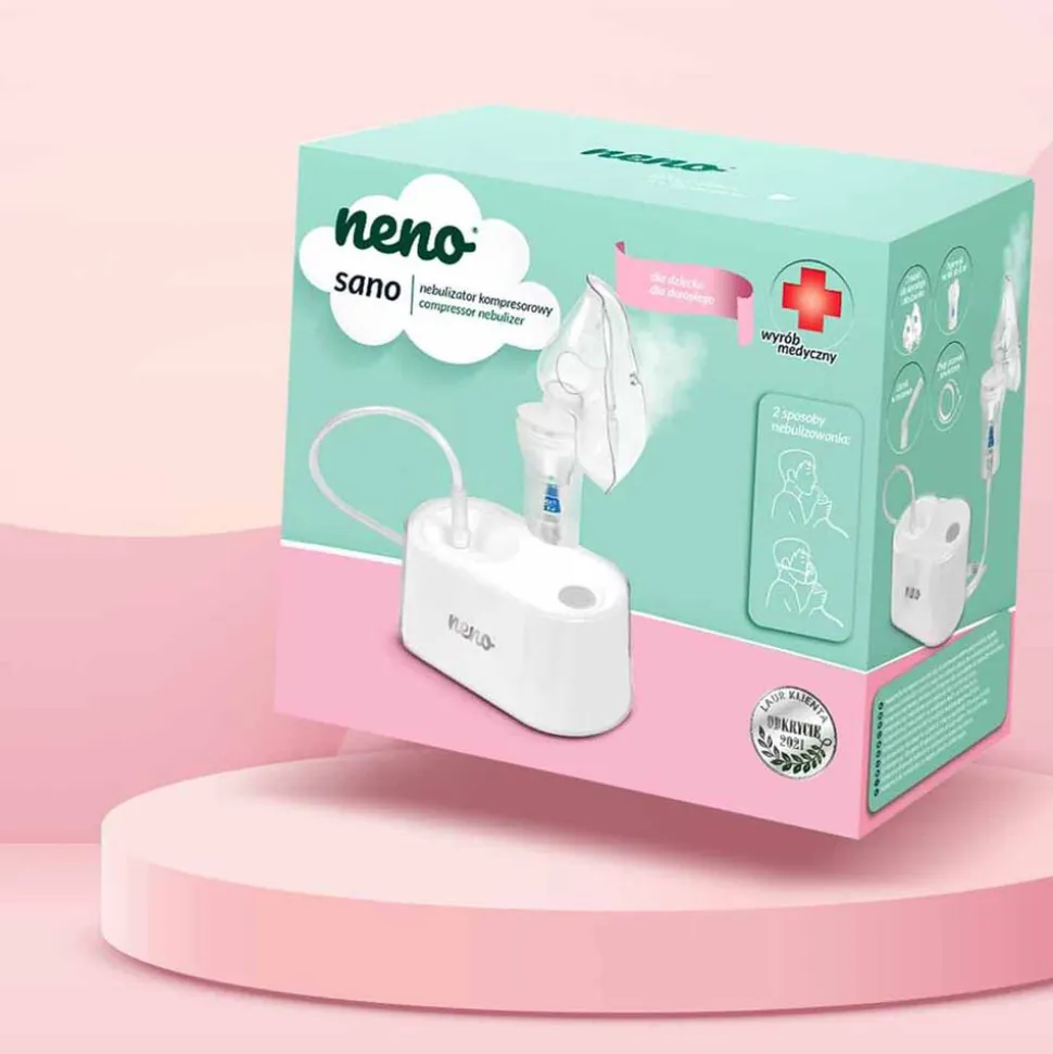 Nebulizator kompresorowy Neno Sano, pneumatyczno-tłokowy