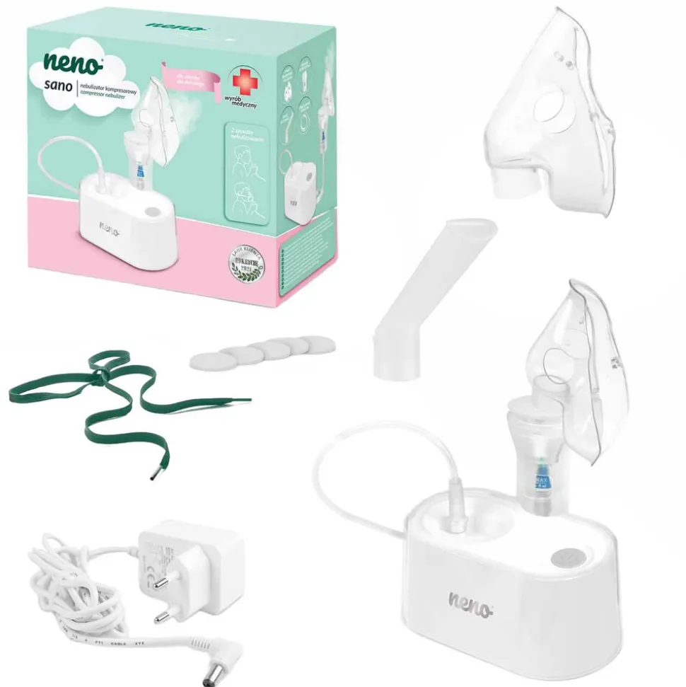 Nebulizator kompresorowy Neno Sano, pneumatyczno-tłokowy