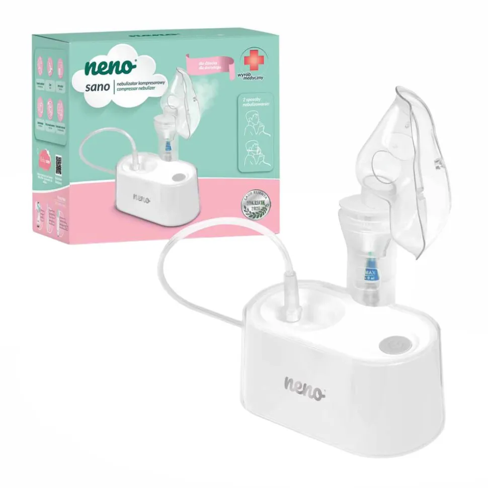 Nebulizator kompresorowy Neno Sano, pneumatyczno-tłokowy