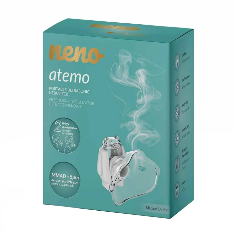 Nebulizator ultradźwiękowy Neno Atemo, bezprzewodowy
