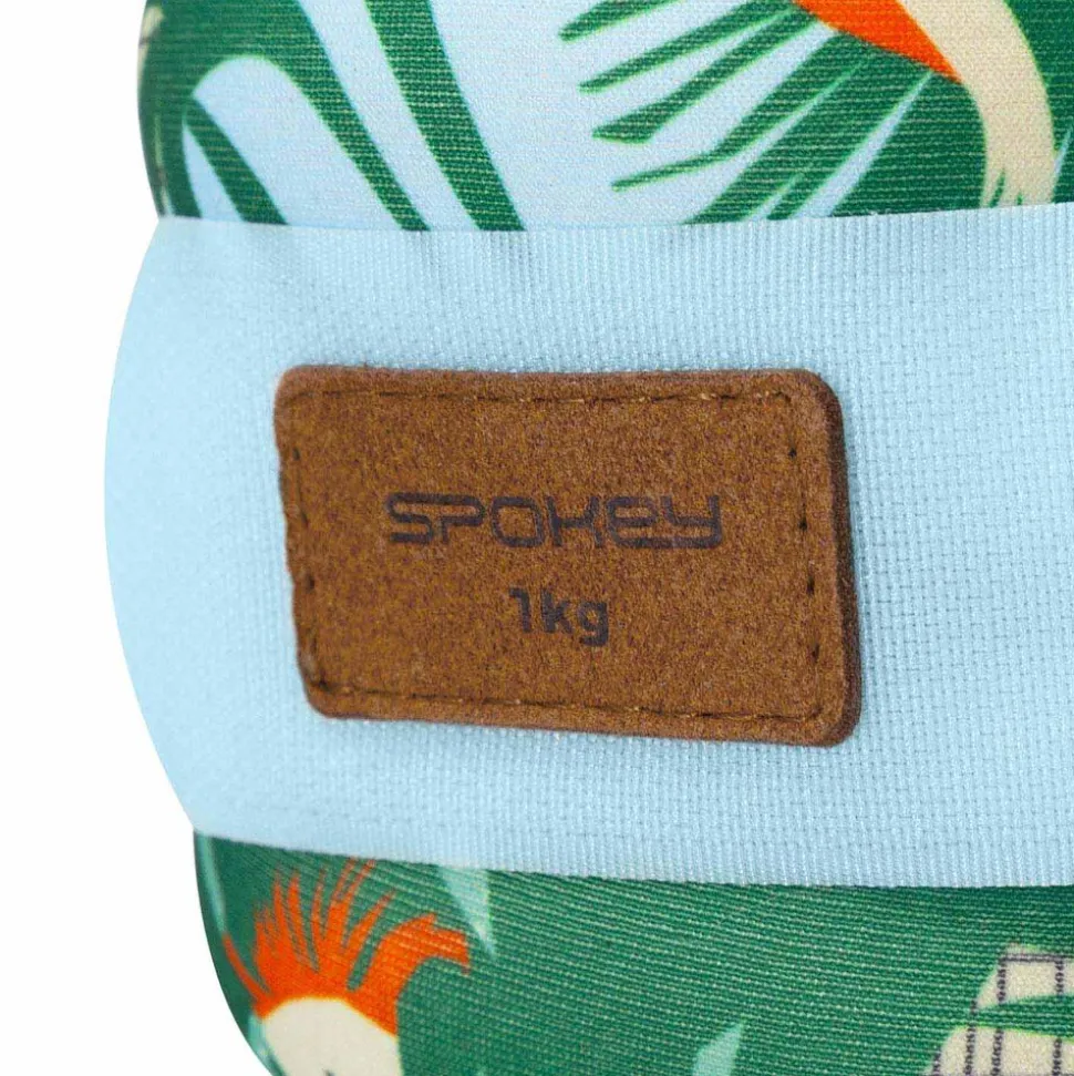 Obciążniki na kostki i nadgarstki Spokey Home Jungle Form, 2 x 1 kg, niebieskie