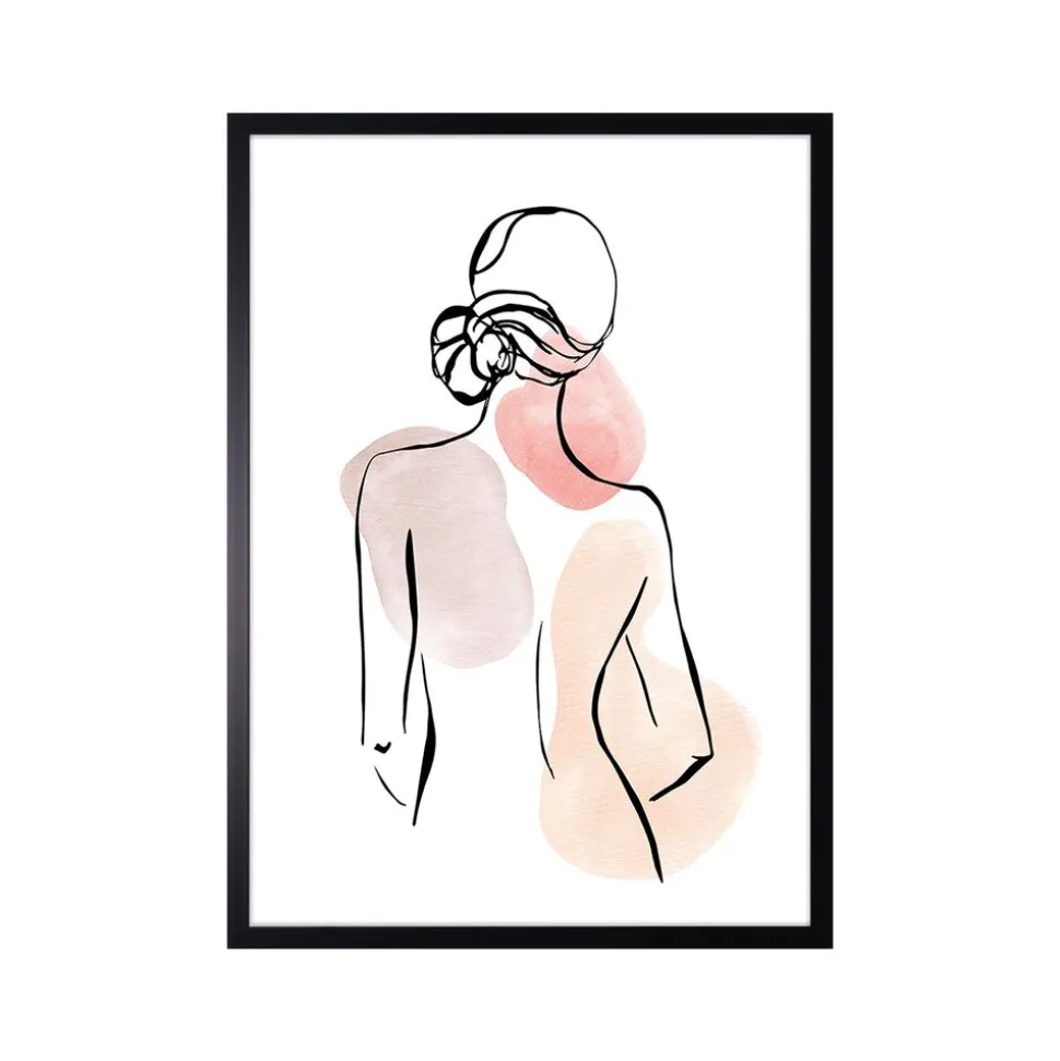 Obraz w ramie, 50 x 70 cm, Line Art 3