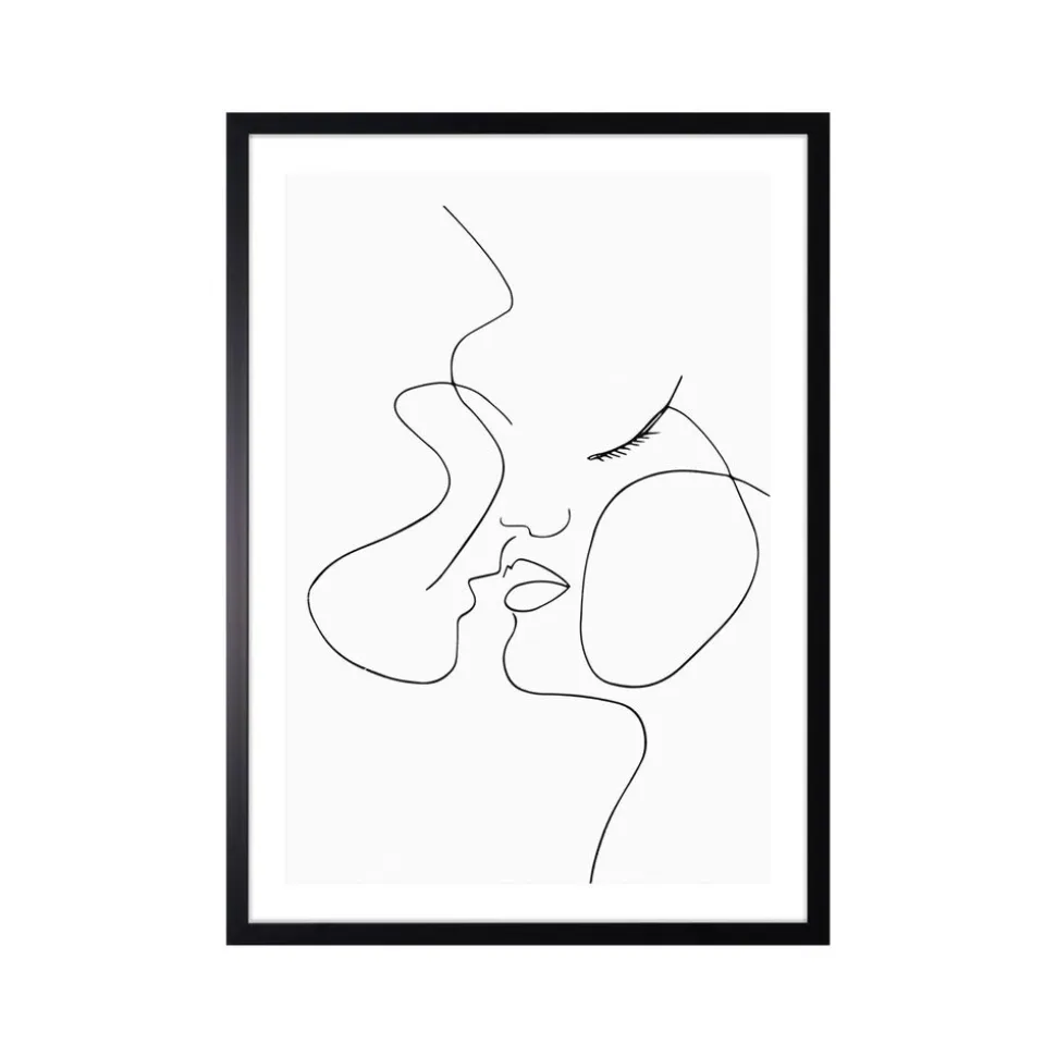 Obraz w ramie, 50 x 70 cm, Line Art 2