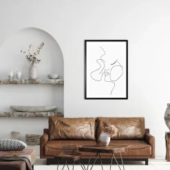 Obraz w ramie, 50 x 70 cm, Line Art 2