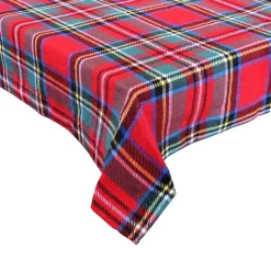 Obrus 140 x 240 cm Tognana Tartan Dublino, czerwono-zielony