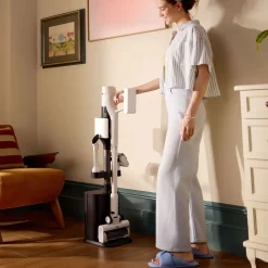 Odkurzacz pionowy Roborock H60 Hub, bezprzewodowy, ze stacją, biały