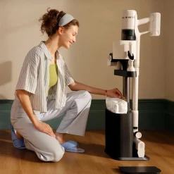 Odkurzacz pionowy Roborock H60 Hub, bezprzewodowy, ze stacją, biały