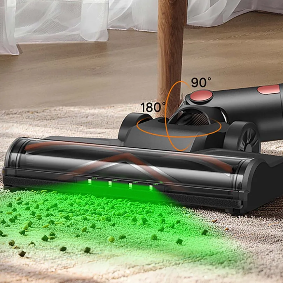 Odkurzacz pionowy Vactidy V10 Pro, bezprzewodowy, 45 kPa, z akcesoriami