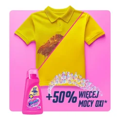 Odplamiacz do kolorowych tkanin Vanish Oxi Action Pink, 1 l