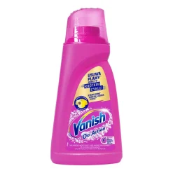 Odplamiacz do kolorowych tkanin Vanish Oxi Action Pink, 1 l