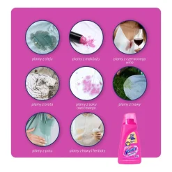Odplamiacz do kolorowych tkanin Vanish Oxi Action Pink, 1 l