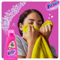 Odplamiacz do kolorowych tkanin Vanish Oxi Action Pink, 1 l