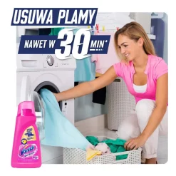 Odplamiacz do kolorowych tkanin Vanish Oxi Action Pink, 1 l
