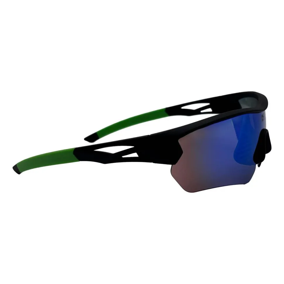Okulary przeciwsłoneczne sportowe UV400 HiMountain, czarno-zielone