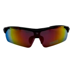 Okulary przeciwsłoneczne UV400 HiMountain, czarno-czerwone