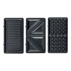 Opiekacz do kanapek 3 w 1 Hoffen, 850 W, czarny