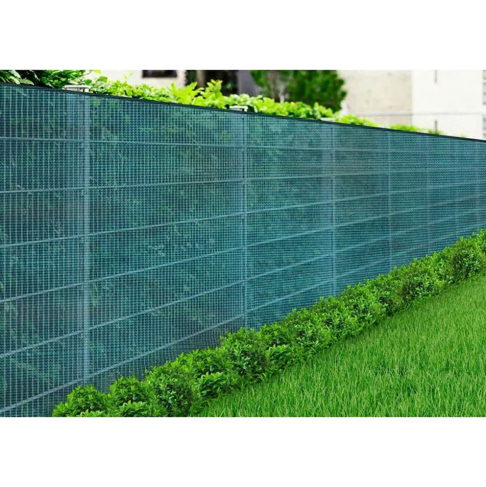 Osłona na ogrodzenie Gardenic, 1,5 x 10 m, HDPE, zielona