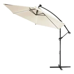 Parasol ogrodowy Black Forest, 300 cm, na wysięgniku, bez boczków, beżowy