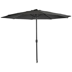 Parasol ogrodowy Black Forest, okrągły, czarny