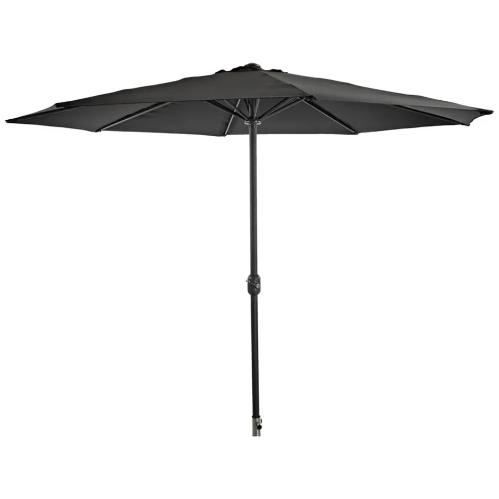 Parasol ogrodowy Black Forest, okrągły, czarny