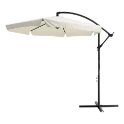 Parasol ogrodowy Black Forest, 300 cm, na wysięgniku, z boczkami, beżowy