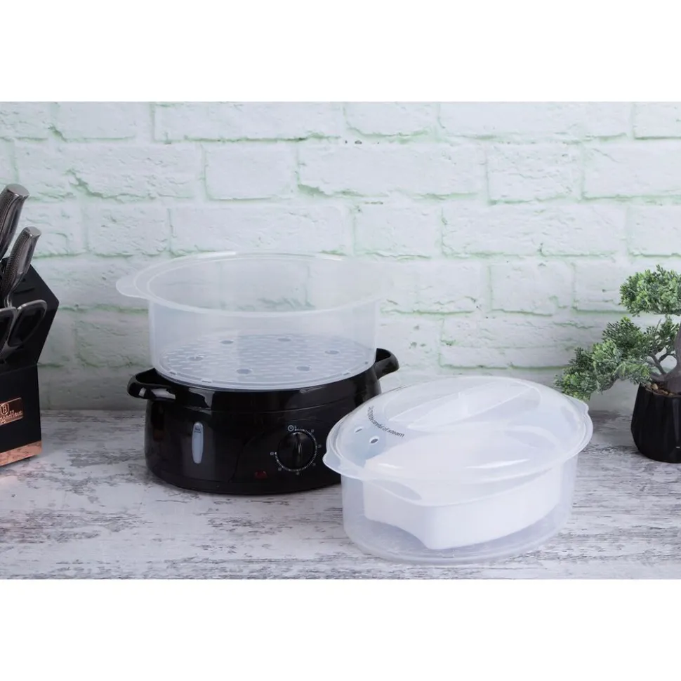 Parowar Black Rose, 6 L, 2 pojemniki